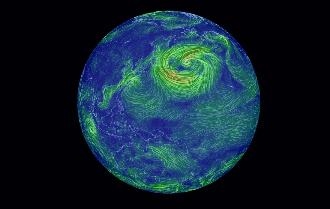 Earth Wind Map Turns Raw Weather Data Into Neon Art The Verge