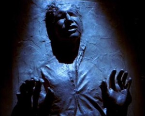 It is still unclear whether or not Lell was encased in carbonite from February to June