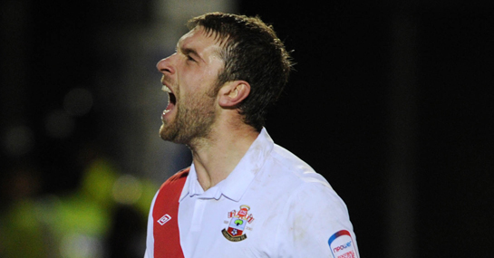 Rickie Lambert celebrating has become a familiar sight for Saints fans.