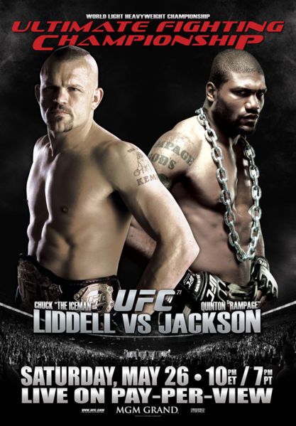 UFC 71 Chuck Liddell vs Rampage Jackson
