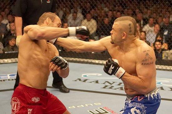 UFC fighter Chuck Liddell promotes peace with his tattoo