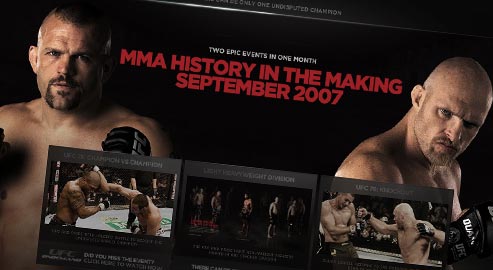 UFC 76 web site