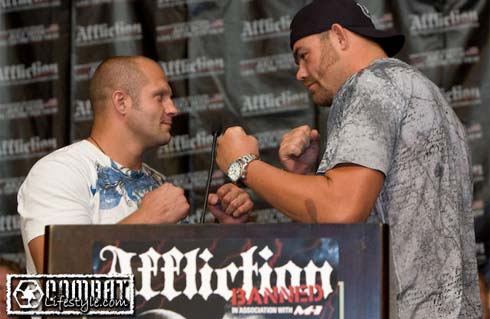 fedor and Tim Sylvia affliction banned