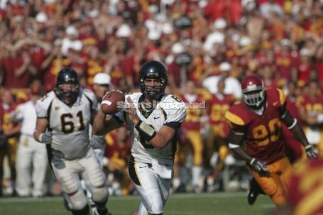 No matter what Aaron Rodgers does in his NFL career, it might be hard to top 23 consecutive completions against USC in the Coliseum.