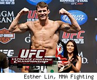 Michael Bisping will step on the scale at the Ultimate Fighter 14 weigh-ins Friday evening.