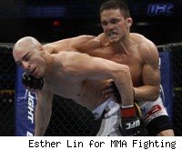 Jake Ellenberger knocked out Sean Pierson at UFC 129.
